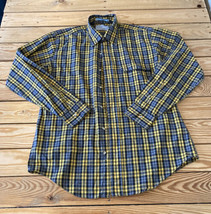 Vintage Levi’s Colorgraphs Men’s Plaid Button up Shirt Size M Yellow CV - £11.78 GBP