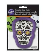 Wilton Halloween Cookie Cutter Metal Comfort Grip Skull Head - £3.91 GBP