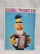 Vintage 1986 Sesame Street Bert Plays The Accordion Frame-Tray Puzzle - $21.77