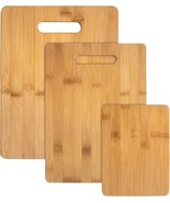 Totally Bamboo 3-Piece Bamboo Cutting Board Set; 3 Assorted Sizes Of Bam... - £27.46 GBP