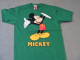 Mickey Mouse on a Extra Large (XL) New Green tee shirt  - £17.48 GBP