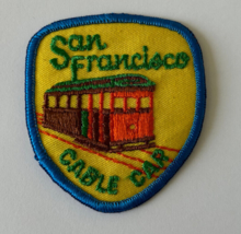 San Francisco California Cable Car Blue Patch Bay Area - £6.05 GBP