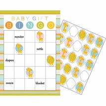 Happi Jungle Baby Shower 10 Guest Bingo Game 1st Birthday - £5.77 GBP