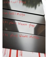 12&quot;x42&quot;x2mm 1x1 Plain Weave 100% Solid Carbon Fiber Plate Sheet GLOSS Bo... - $4,084.60 MXN