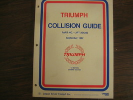 Triumph Collision Guide Part No JRT 304282 Sept. 1982 1st Ed. yrs 1964-1981 - £18.93 GBP