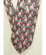 346 Brooks Brothers Neck Tie/Necktie Silk Bear Throwing Discus purple 58... - $281.28 MXN