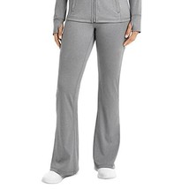 Members Mark Everyday Flare Yoga Pants Women XL Gray 4 Way Stretch High ... - $24.62