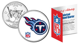 TENNESSEE TITANS NFL TN U.S. Statehood Quarter U.S. Coin *Licensed* - £6.71 GBP
