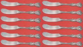 Marlborough by Reed and Barton Sterling Silver Butter Spreader FH Set 12... - $513.81