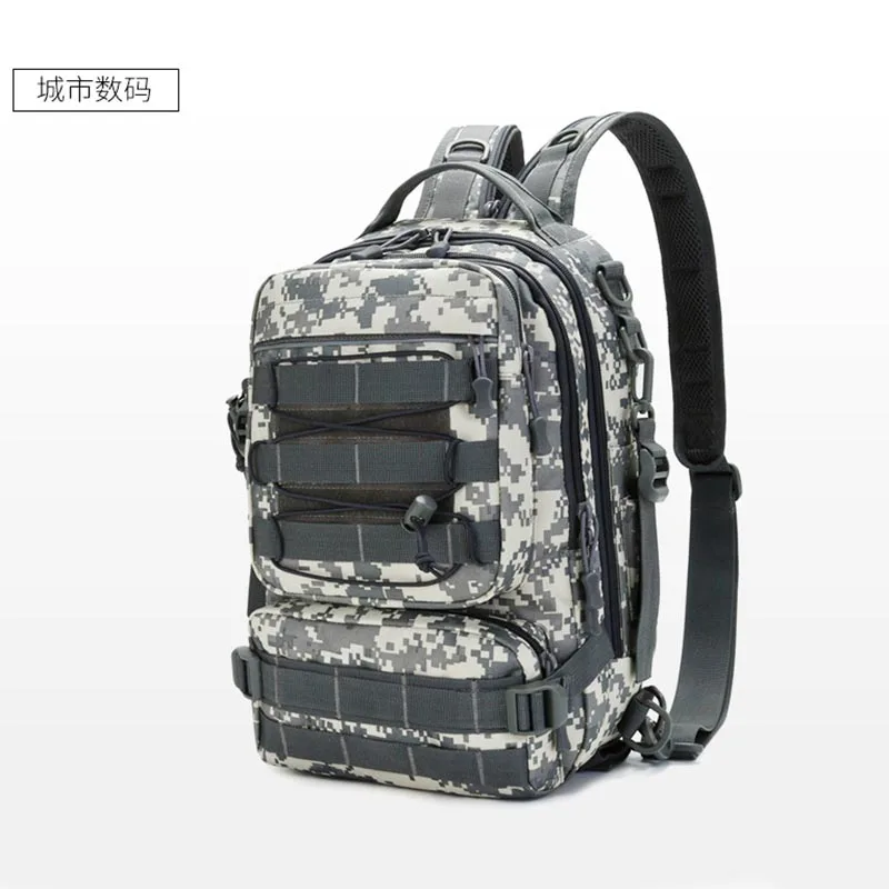Sporting Men&#39;s A Camouflage Fishing Tackle Bag Multifunctional Backpack Waterpro - £63.80 GBP
