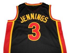 Brandon Jennings #3 Oak Hill High School Basketball Jersey Black Any Size image 5