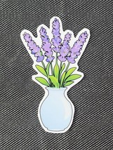 Lavender Vase Sticker - $1.65