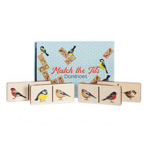 Eco-friendly Decals Wooden Dominoes - Match the Tits - £35.32 GBP