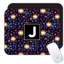 Zodiac Signs : Gift Mousepad Wheel Starry Pattern Space Mystical Aries Capricorn - £10.38 GBP+