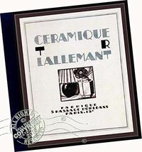 Trade Samples Catalogue: T. R. (Robert) Lallemant. Designer, Company. 1925 Ceram - £38.67 GBP