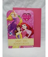Hallmark Shoebox Disney Princess Birthday Greeting Card With Stickers 5&quot;... - $13.56 CAD