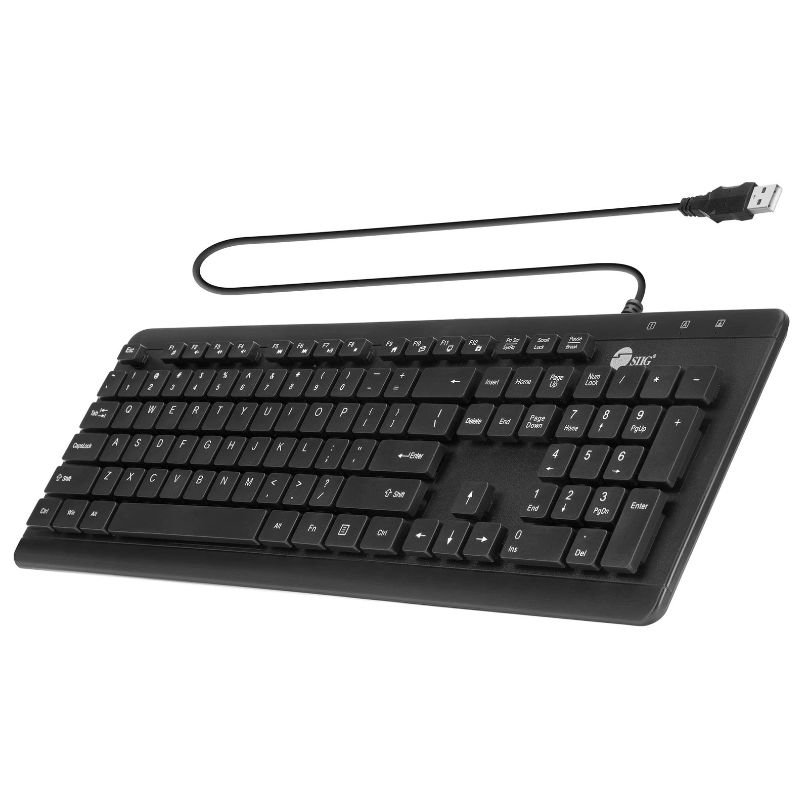 SIIG Wired Computer Washable Keyboard with 104-Keys, EN60601-1 &amp; IP68 Co... - $82.83