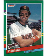 1991 Donruss #673 Fred Lynn San Diego Padres - £1.18 GBP
