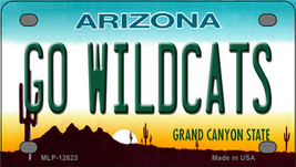Go Wildcats Arizona Novelty Mini Metal License Plate Tag - £11.75 GBP