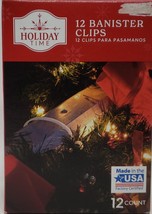 Holiday Time Banister Clips, 12 Count - $14.84