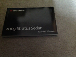 2003 DODGE STRATUS SEDAN Factory Owners Manual Booklet Glove Box Mopar O... - £23.61 GBP