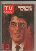 ORIGINAL Vintage January 17, 1981 TV Guide Magazine Ronald Reagan Inauguration - £11.67 GBP