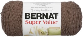 Bernat Super Value Solid Yarn Taupe Heather 1 Pack of 1 Skein - $572.32 MXN