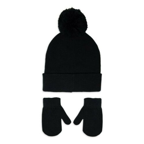 Star Wars Toddler Girls Yoda The Child Hat & Mitten Set Black Item image 3