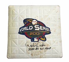 Derek Jeter Signed 2001 World Series Game Used Base MLB Coa JSA NY Yankees - £13,432.69 GBP