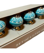 Casa Decor Ceramic DRAWER PULL KNOBS CABINET PULLS Handmade India NEW Se... - $439.90 MXN
