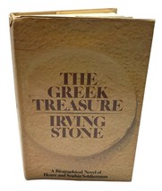 Vintage The Greek Treasure by Irving Stone 1975 Hardcover Book Club Edition - £11.86 GBP