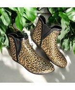 London Fog Piccadilly Rain Ankle Boots Women Size 10 M Leopard Animal Print - $534.05 MXN