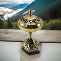 Vintage ABADA Brass Small Incense Burner Trinket Box w Lid MADE IN ISRAEL - $240.75 MXN