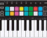Portable 25-Key, Usb, Midi Keyboard Controller For Music, And Arpeggiator. - £111.97 GBP