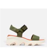 Sorel KINETIC Impact Y-Strap High Women&#39;s Wedge Sandal Utility Green,Pea... - €85,83 EUR