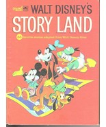 Golden Book Walt Disney&#39;s Story Land Hardcover Vintage 1962 - $17.51