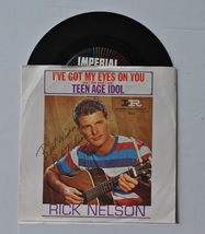 Ricky Nelson Signed Record – I’ve Got My Eyes On You - Ozzie And Harriet W Coa - £661.13 GBP