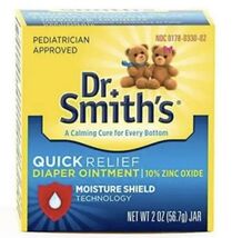 Dr Smith's Quick Relief Diaper Ointment 10% Zinc Oxide /  2 oz - $31.99