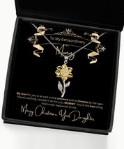 Mom Mommy Mother Mum Stepmom Christmas Xmas Gifts- Inconceivable Sunflower Neckl - £39.52 GBP