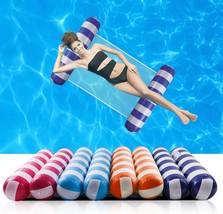 【4 Pack】 Premium Swimming Pool Float Hammock, Multi-Purpose Inflatable H... - $46.97