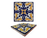 Mexican Talavera Ceramic Tiles Barroco Handcrafted - Ariana1 -  (you sel... - $199.00