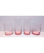 Vtg Handmade Pink Highball and Whiskey Glass set - $781.77 MXN