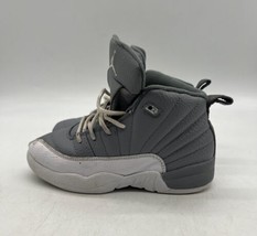 Nike Air Jordan 12 Retro Boys Gray Athletic Shoes Sneakers 151186-015 Si... - $37.62