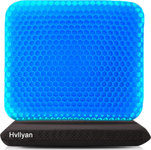 Gel Seat Cushion for Long Sitting (Thick &amp; Extra Large), Gel Cushion for... - £39.35 GBP