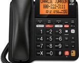 Atandt Cd4930 Corded Phone, Extra-Large Tilt Display, Digital Answering ... - $68.97