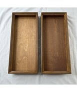 2 Vtg Jiffy (?) Hardwood Frames 6x15” Designed For Needlecraft Art Work ... - £46.83 GBP