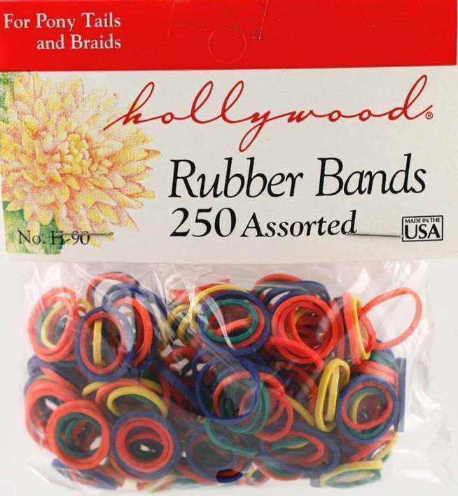 1 Pack (250 Pieces) Rubber Bands for Hair Pony Tails &amp; Braids,braid Holder  - $2.49