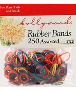 1 Pack (250 Pieces) Rubber Bands for Hair Pony Tails &amp; Braids,braid Holder  - $3.38 CAD