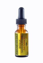 Indian Sandalwood Perfume Oil. Premium 100% Pure Indian Sandalwood Fragr... - £9.50 GBP