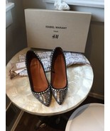 ISABEL MARANT H&amp;M Silver Sequin Shoe Heel US 36 5.5 EUC - $89.00